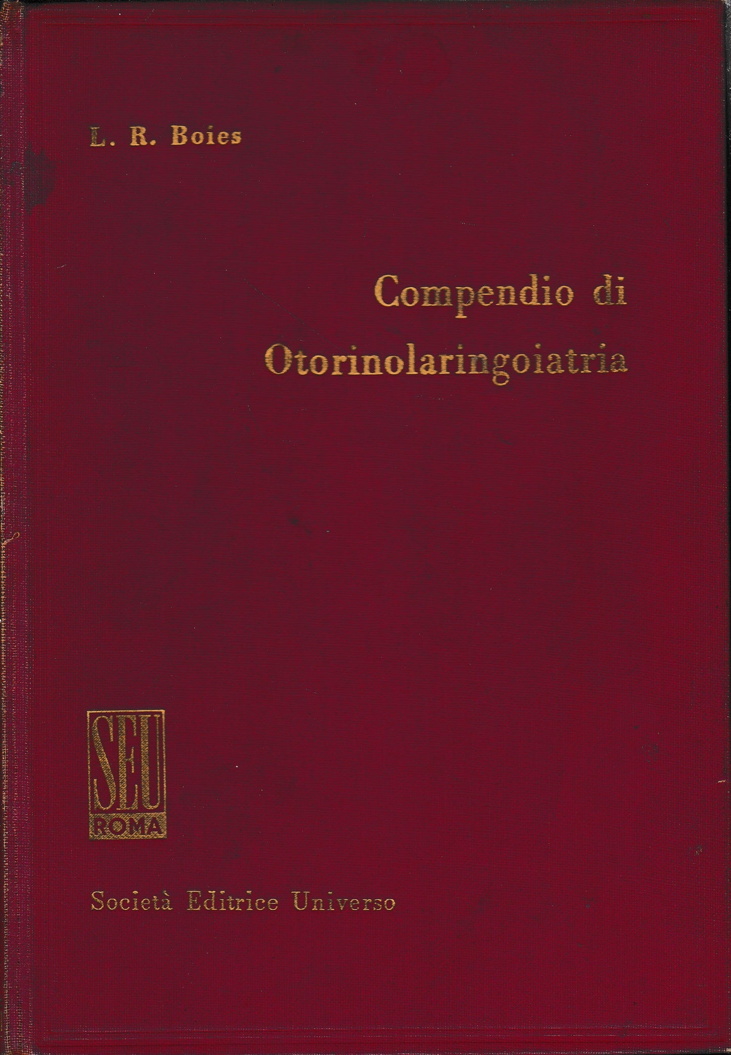 Compendio di Otorinolaringoiatria - copertina