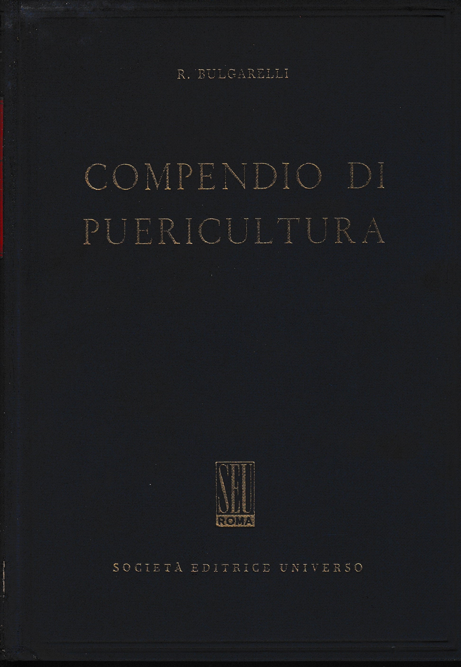 Compendio di Puericultura - copertina