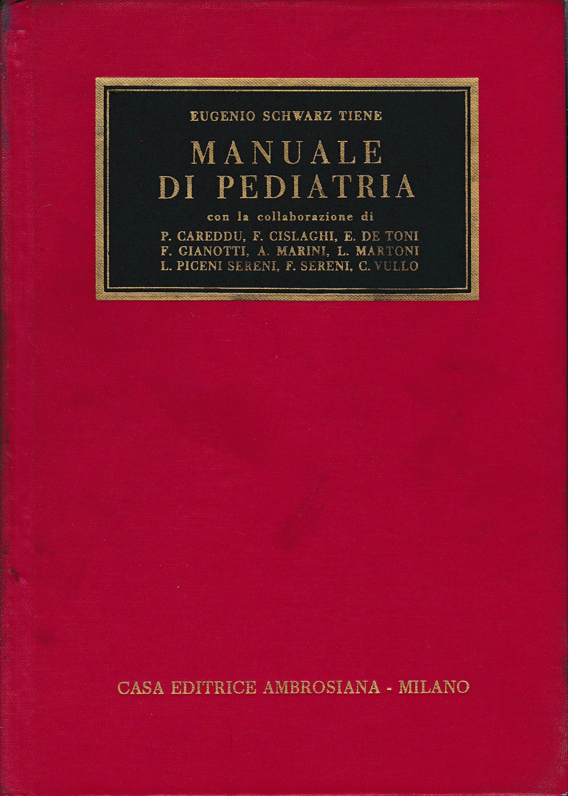 Manuale di Pediatria - copertina