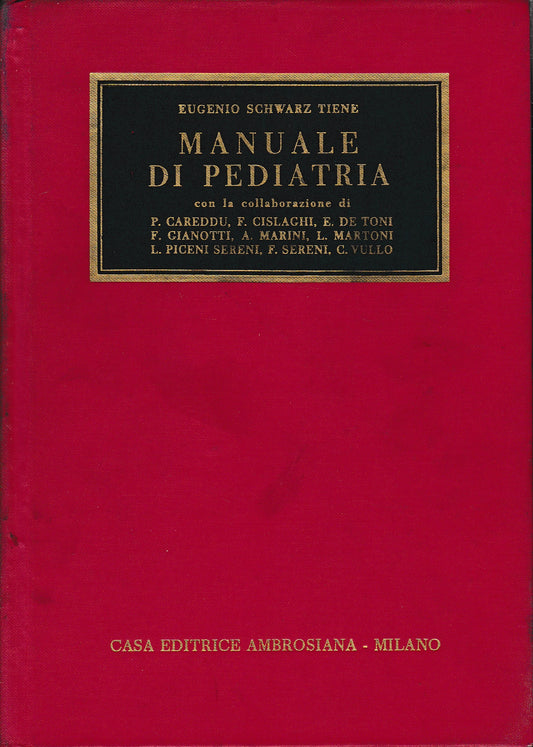 Manuale di Pediatria - copertina