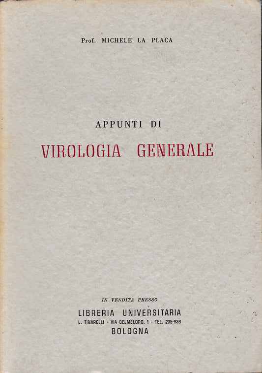 Appunti di Virologia Generale - copertina