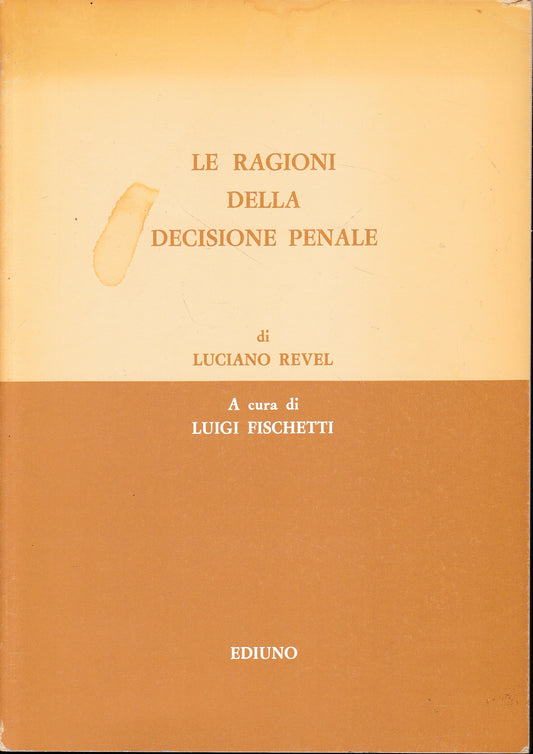 Le ragioni della decisione penale - copertina