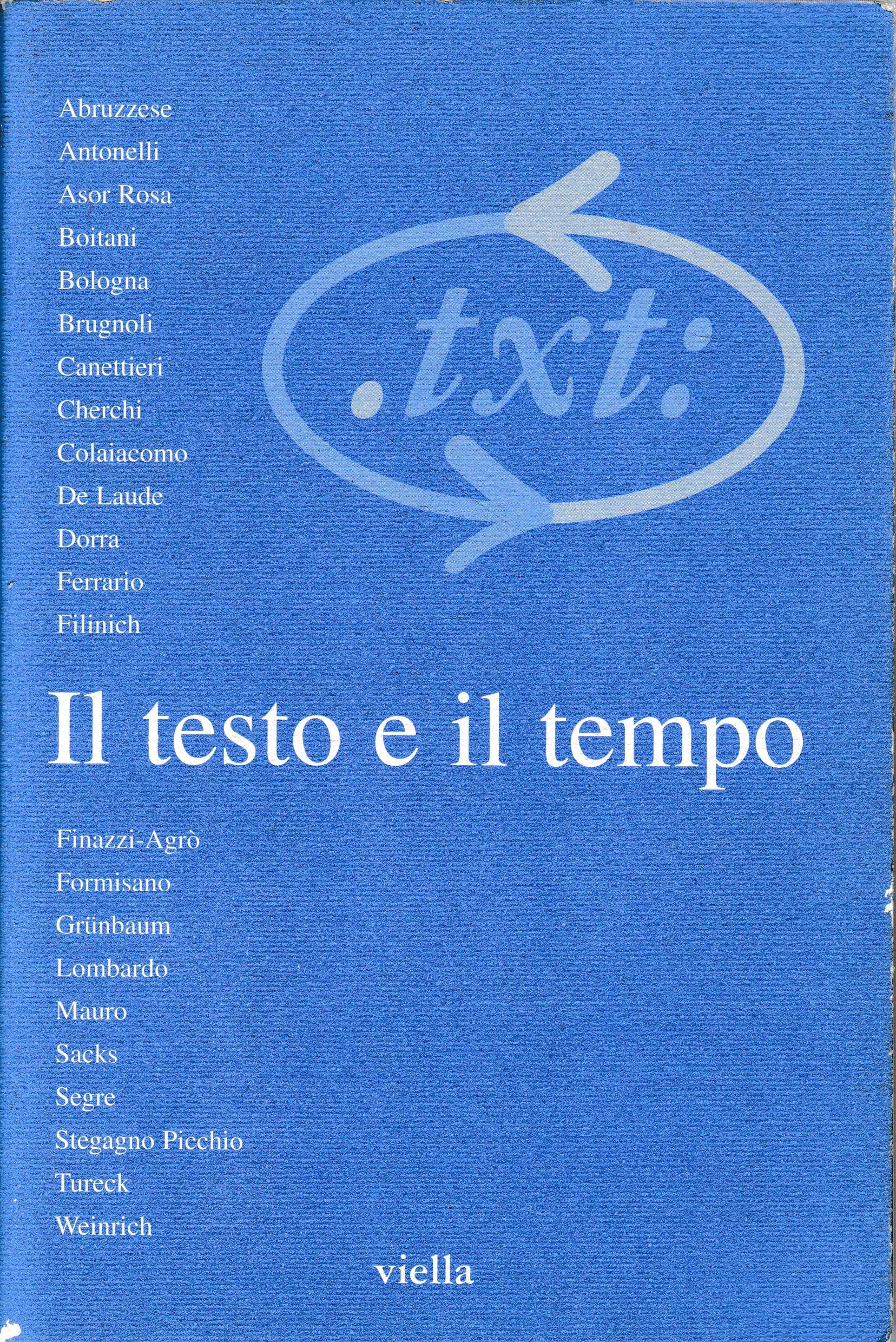Critica del testo: 1\1 - copertina