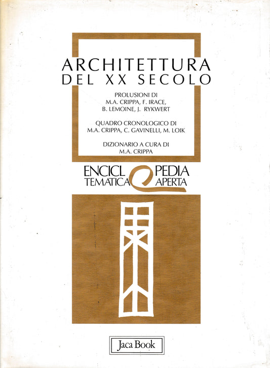Architettura del XX secolo - copertina