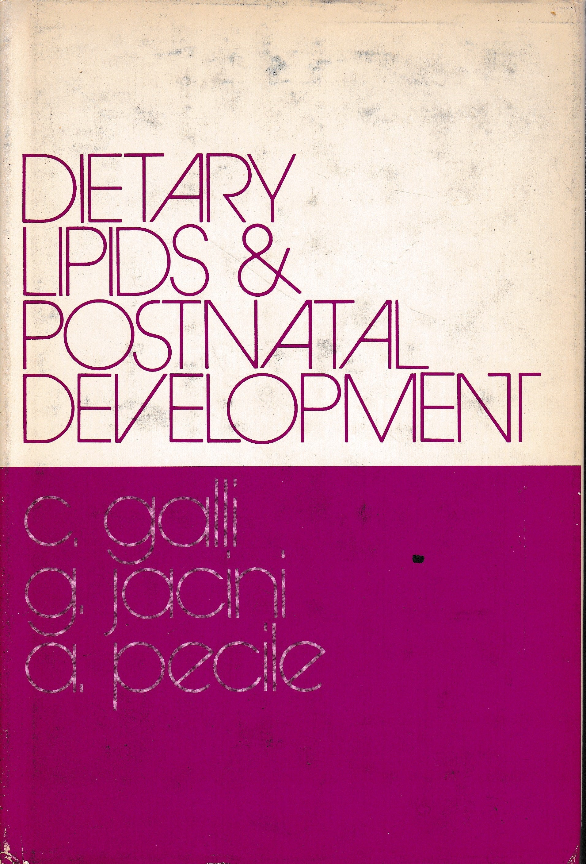 Dietary lipids and postnatal development - copertina