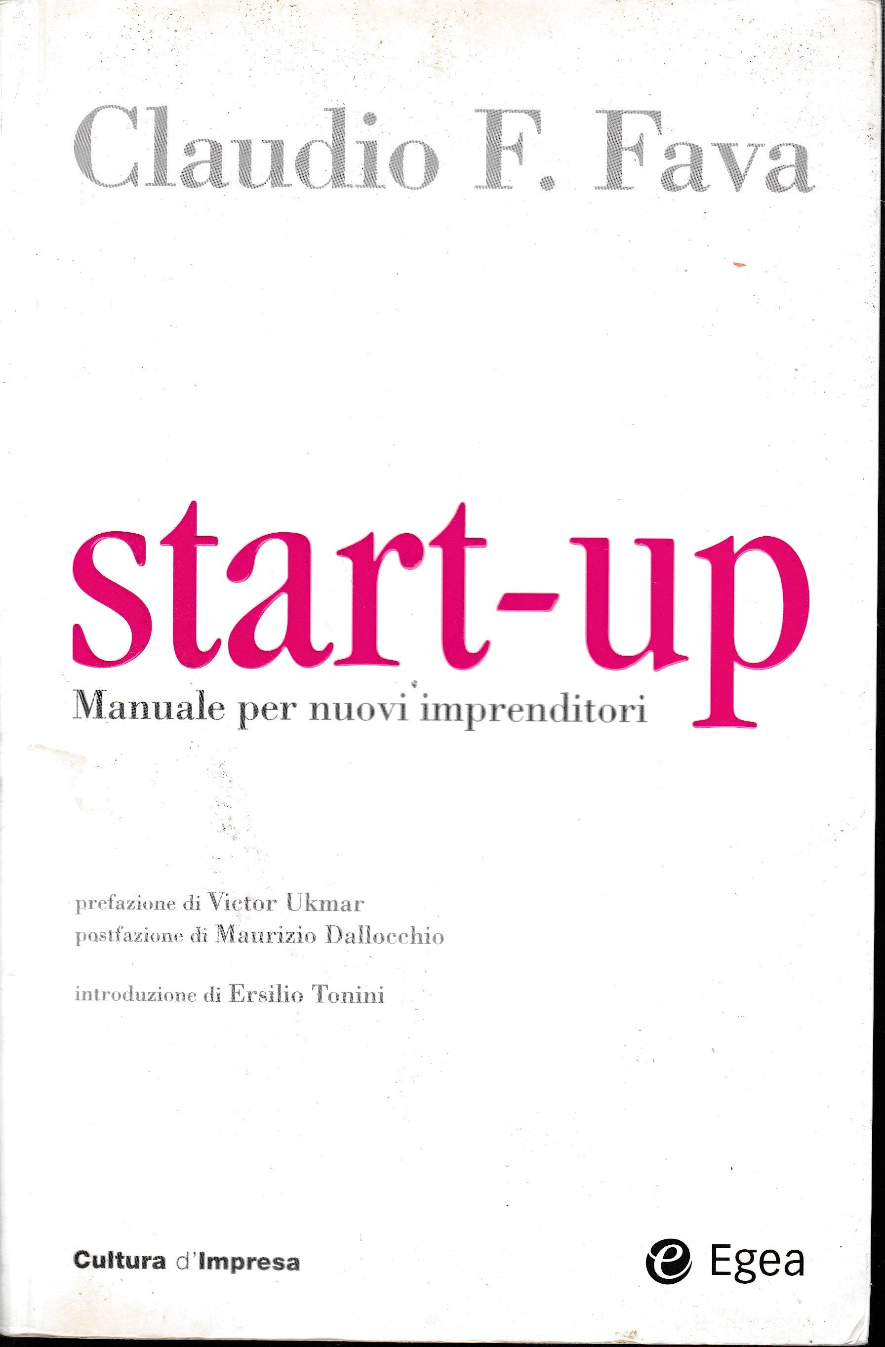Start-up. Manuale per nuovi imprenditori - copertina