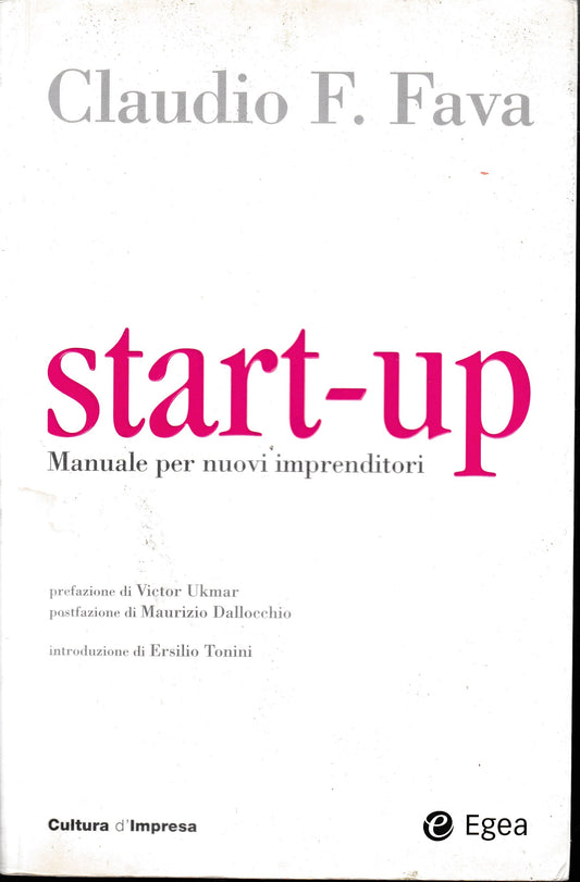 Start-up. Manuale per nuovi imprenditori - copertina