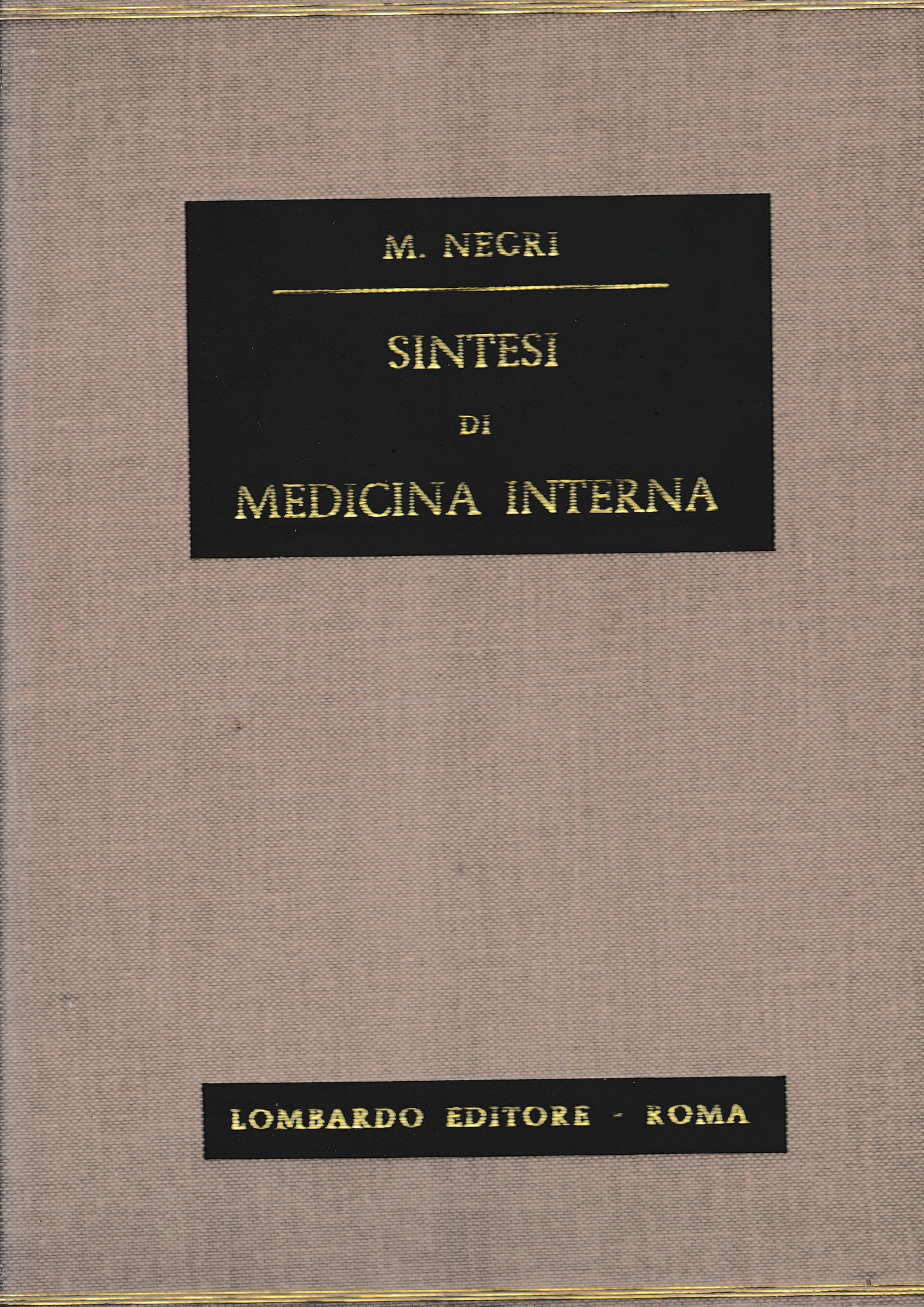 Sintesi di Medicina Interna - copertina