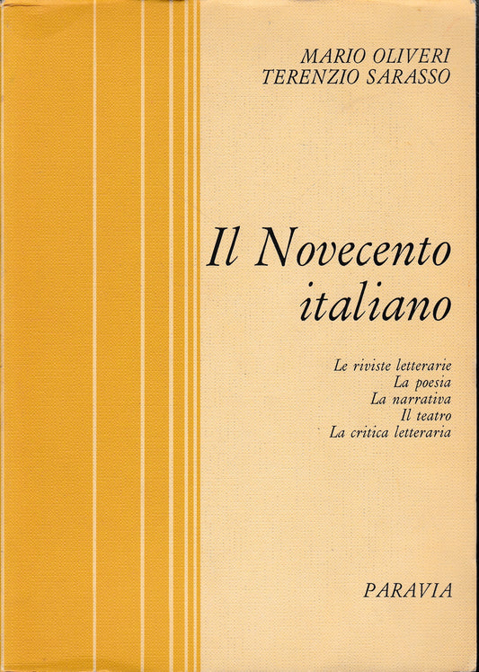 Il Novecento italiano - copertina