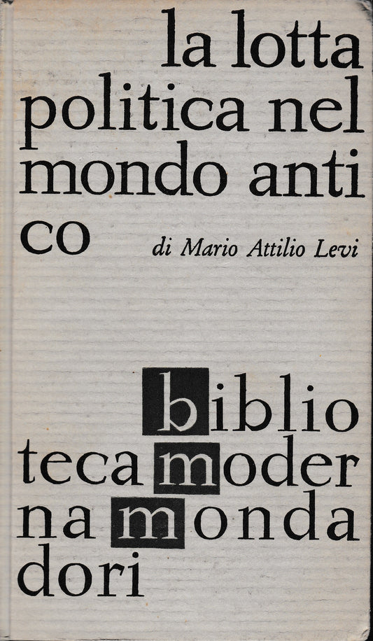 La lotta politica nel mondo antico - copertina