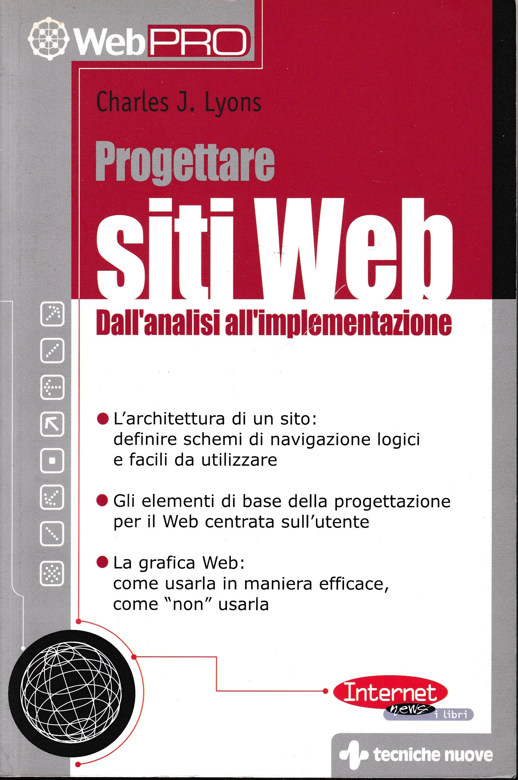 Progettare siti web. Dall'analisi all'implementazione - copertina