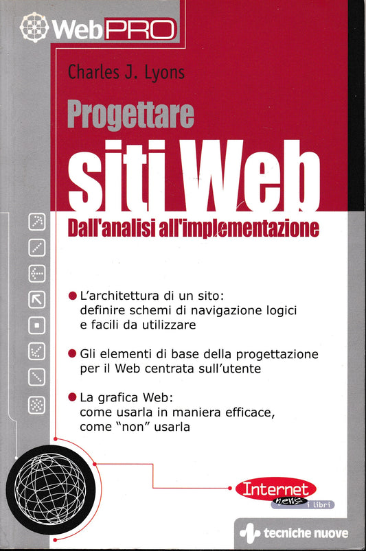 Progettare siti web. Dall'analisi all'implementazione - copertina