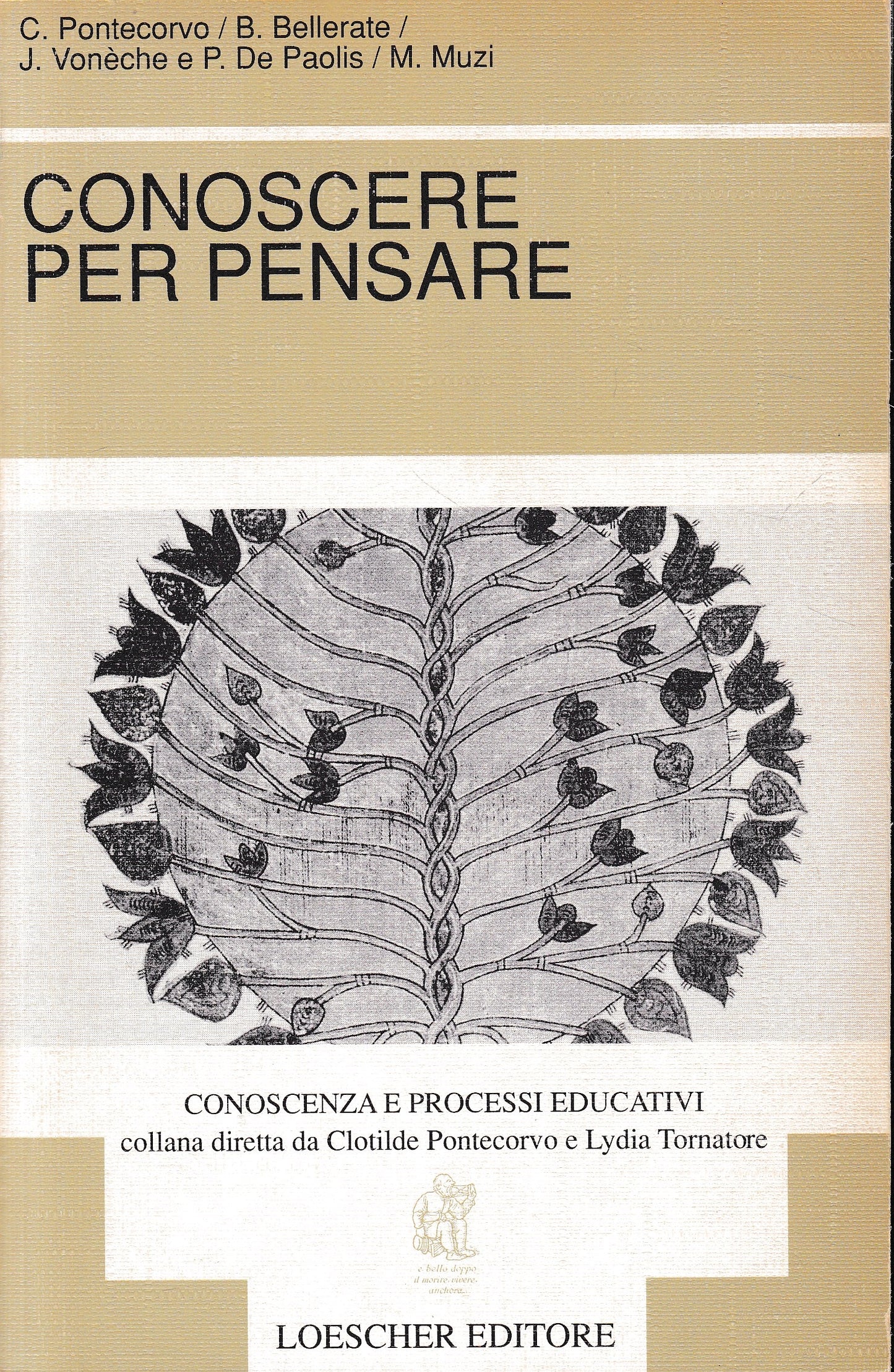 Conoscere per pensare - copertina