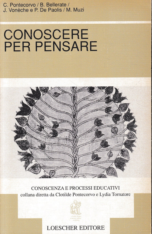 Conoscere per pensare - copertina