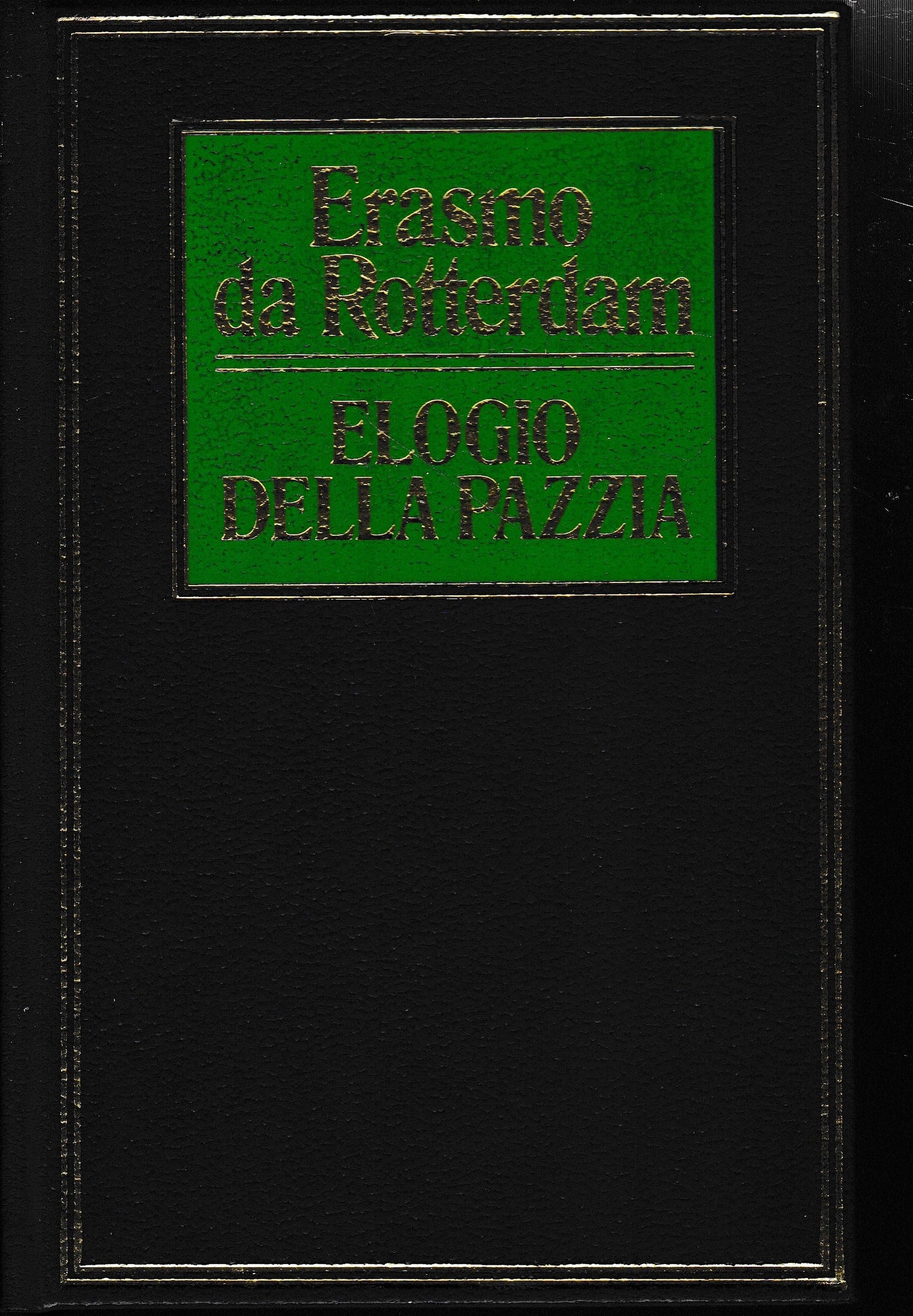 Elogio della pazzia - copertina