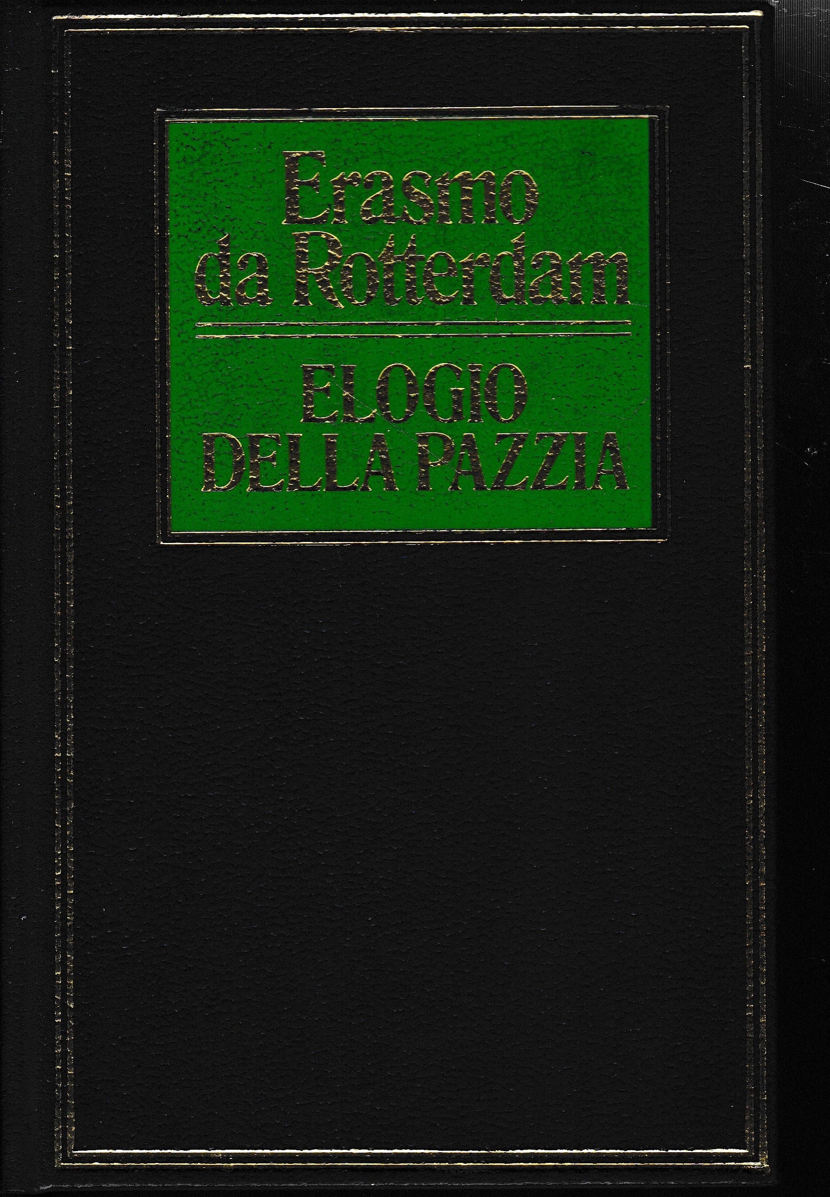 Elogio della pazzia - copertina