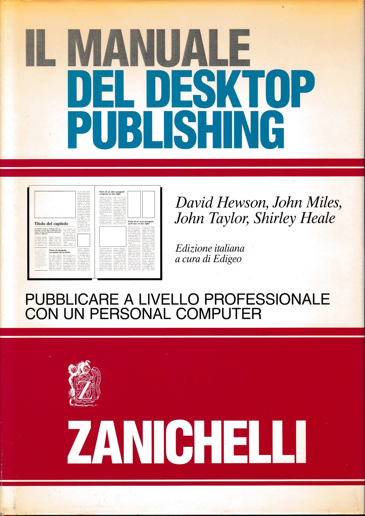 Il manuale del desktop publishing - copertina