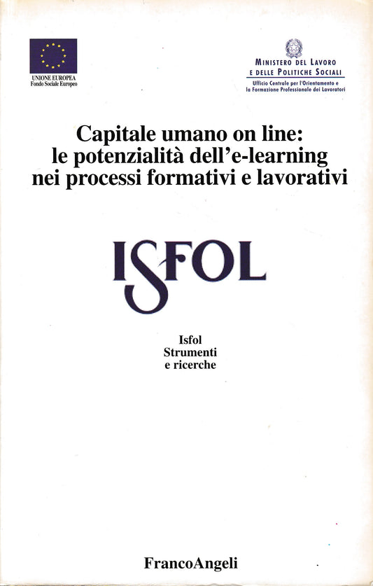 Capitale umano on line. Le potenzialità dell'e-learning nei processi formativi e lavorativi - copertina