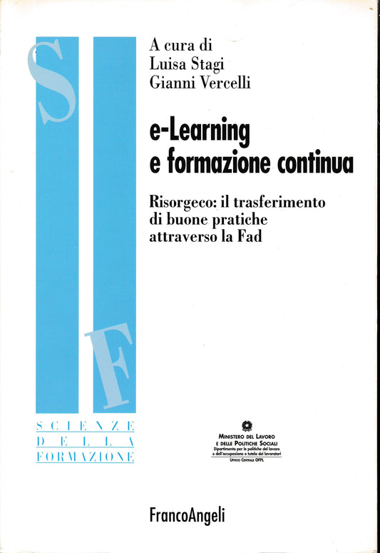E-Learning e formazione continua. Risorgeco: il trasferimento di buone pratiche attraverso la Fad - copertina