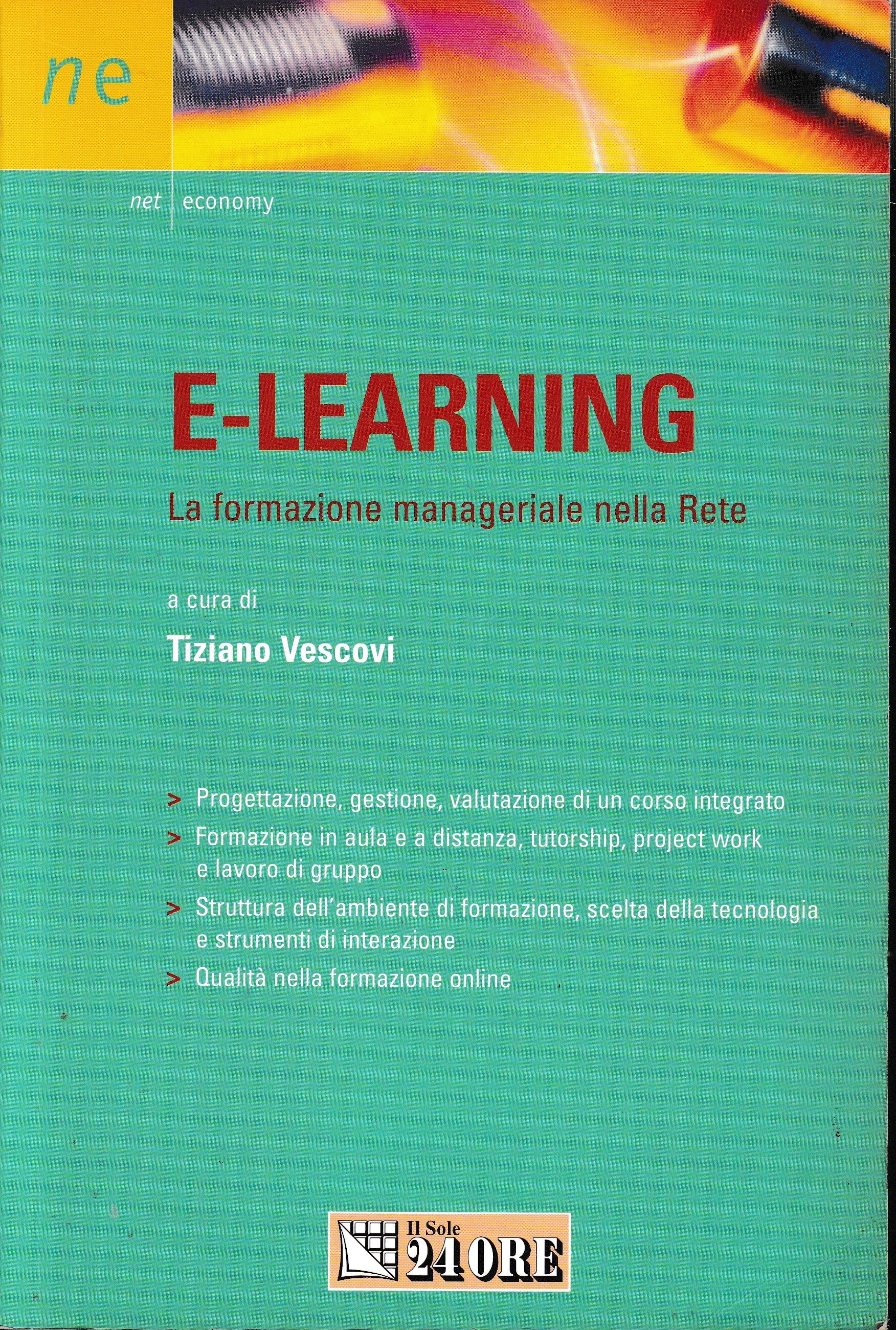 E-learning. La formazione manageriale nella rete - copertina