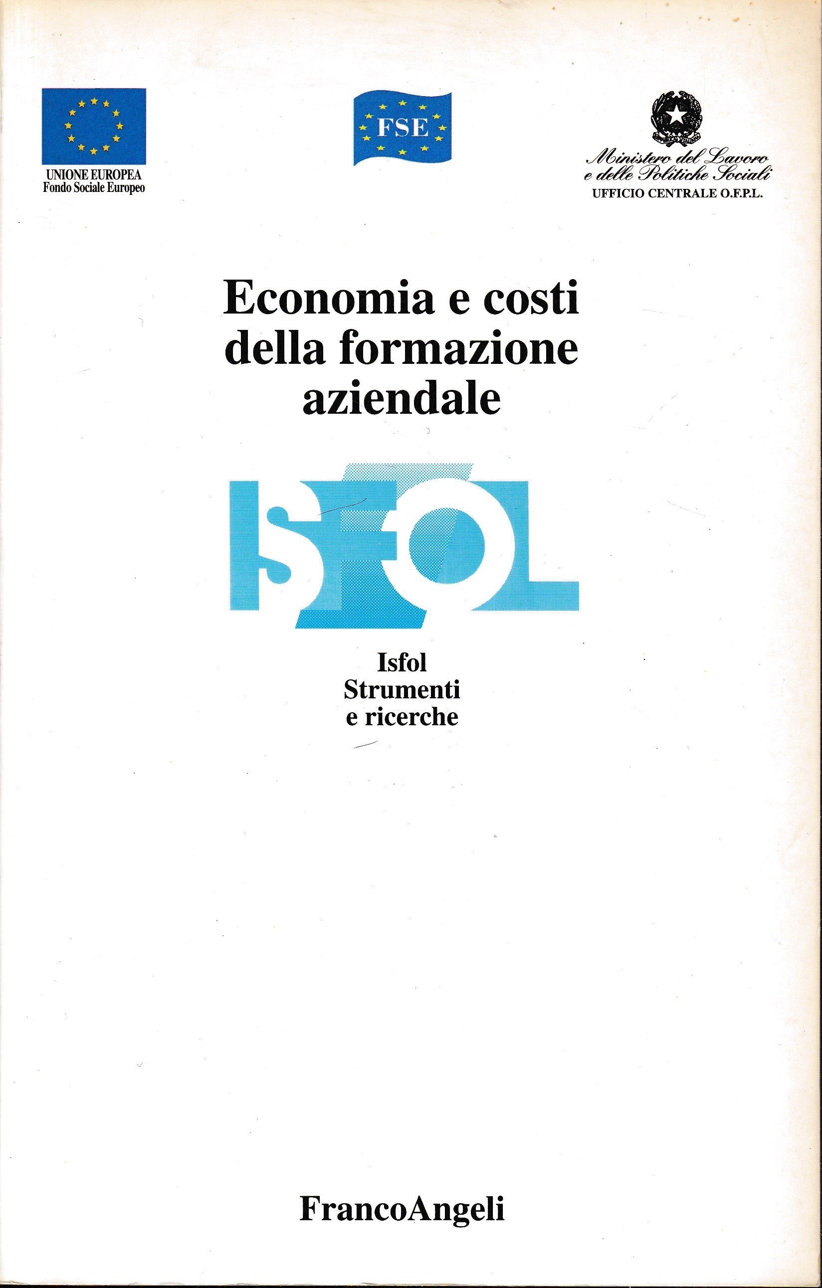 Economia e costi della formazione aziendale - copertina