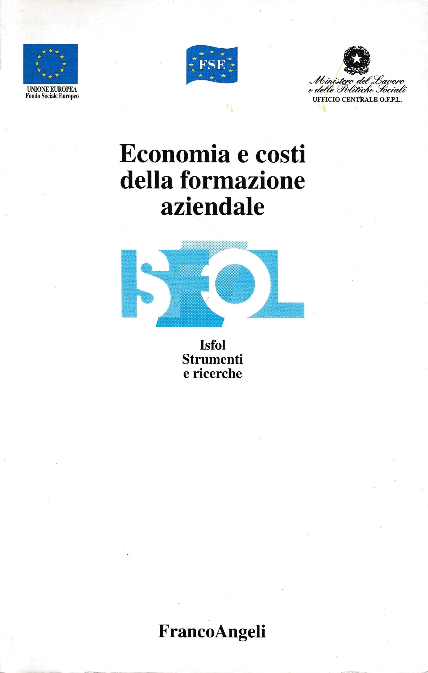 Economia e costi della formazione aziendale - copertina
