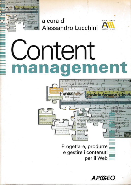 Content management. Progettare, produrre e gestire i contenuti per il web - copertina