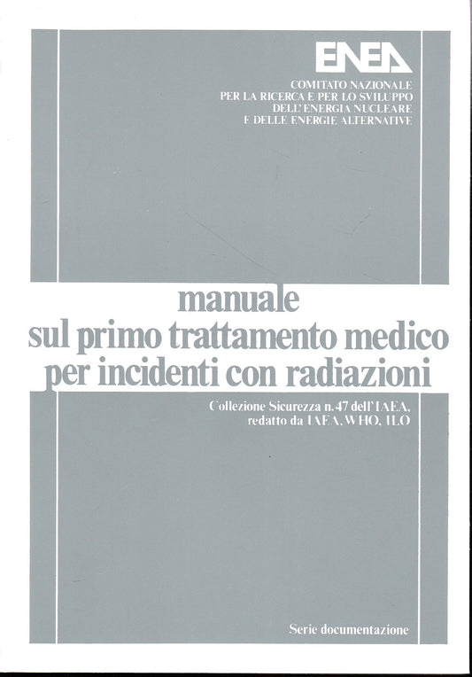 Manuale sul primo trattamento medico per incidenti con radiazioni - copertina