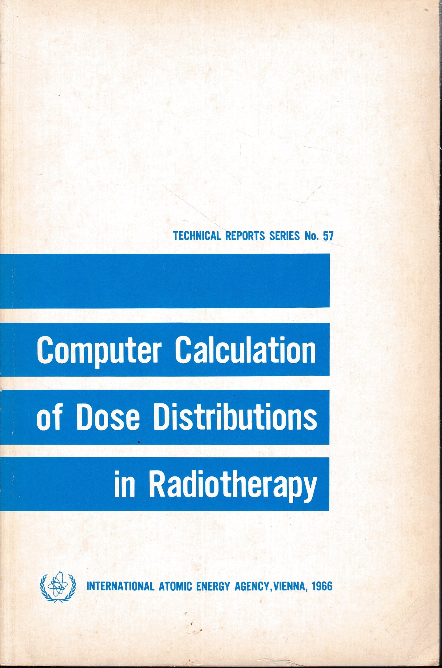 Computer Calculation of Dose Distributions in Raditherapy - copertina