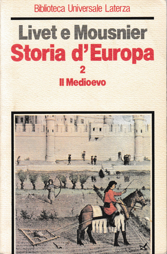 Storia d'Europa. Il Medioevo, volume 2° - copertina