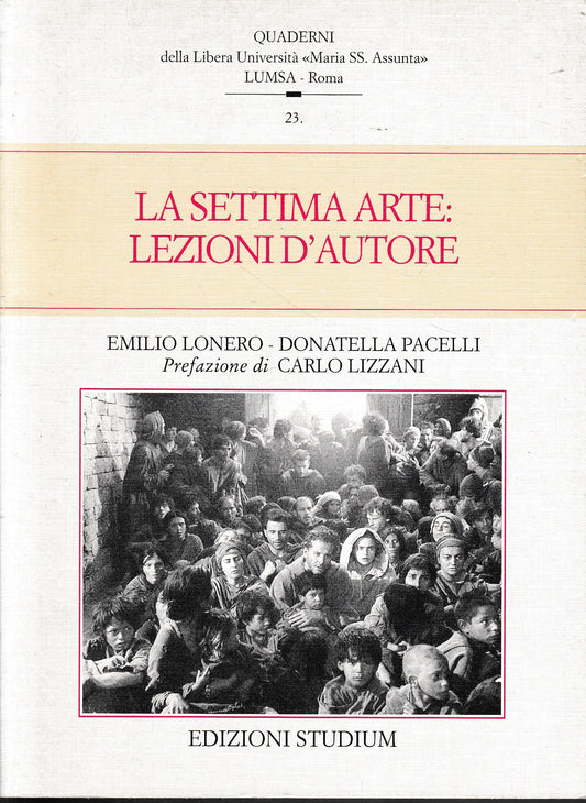 La settima arte: lezioni d'autore - copertina