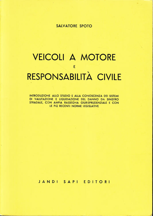 Veicoli a motore e responsabilità civile - copertina