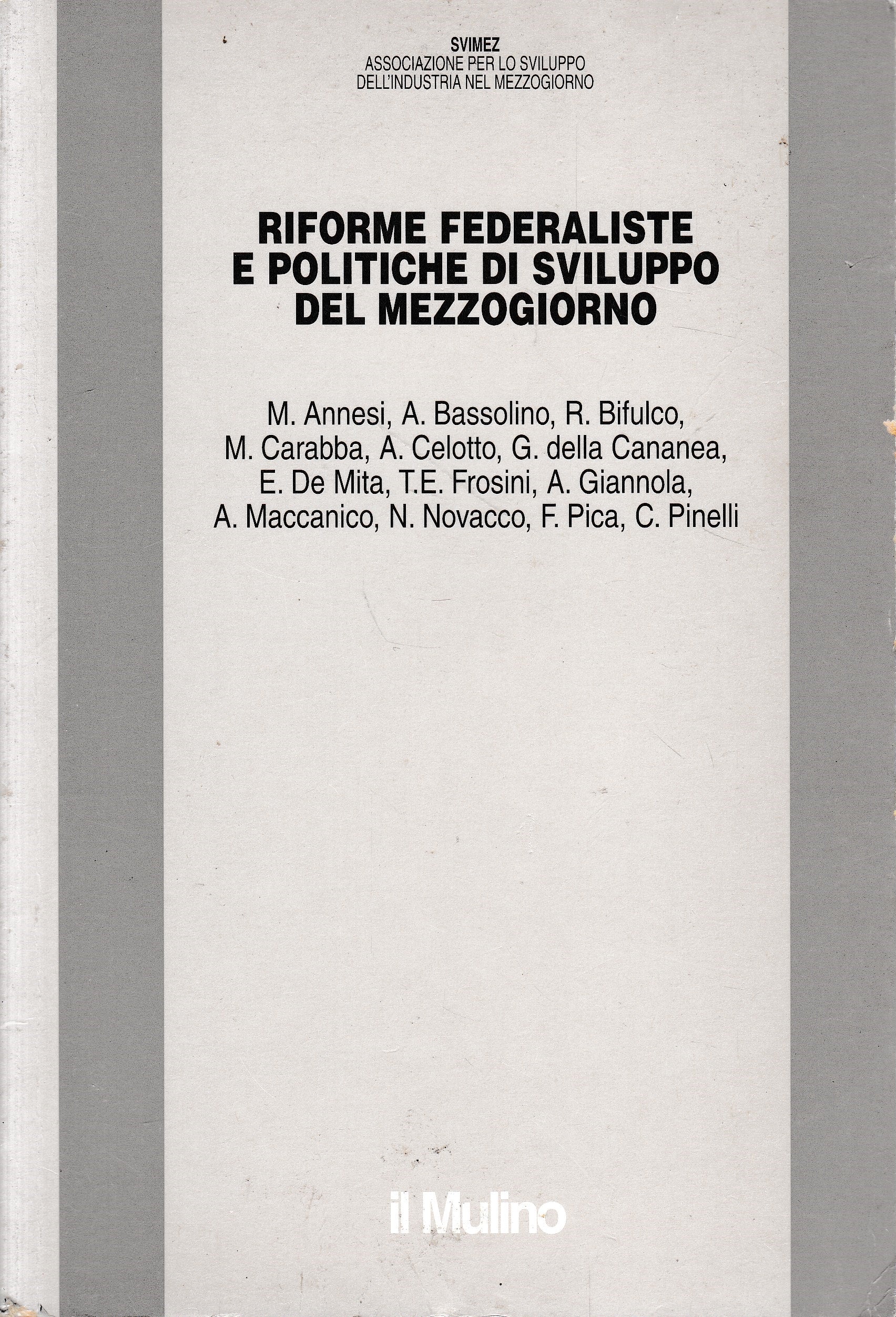 Riforme federaliste e politiche di sviluppo del Mezzogiorno - copertina
