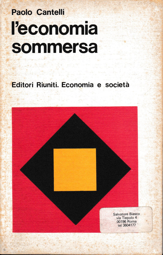 L'economia sommersa - copertina