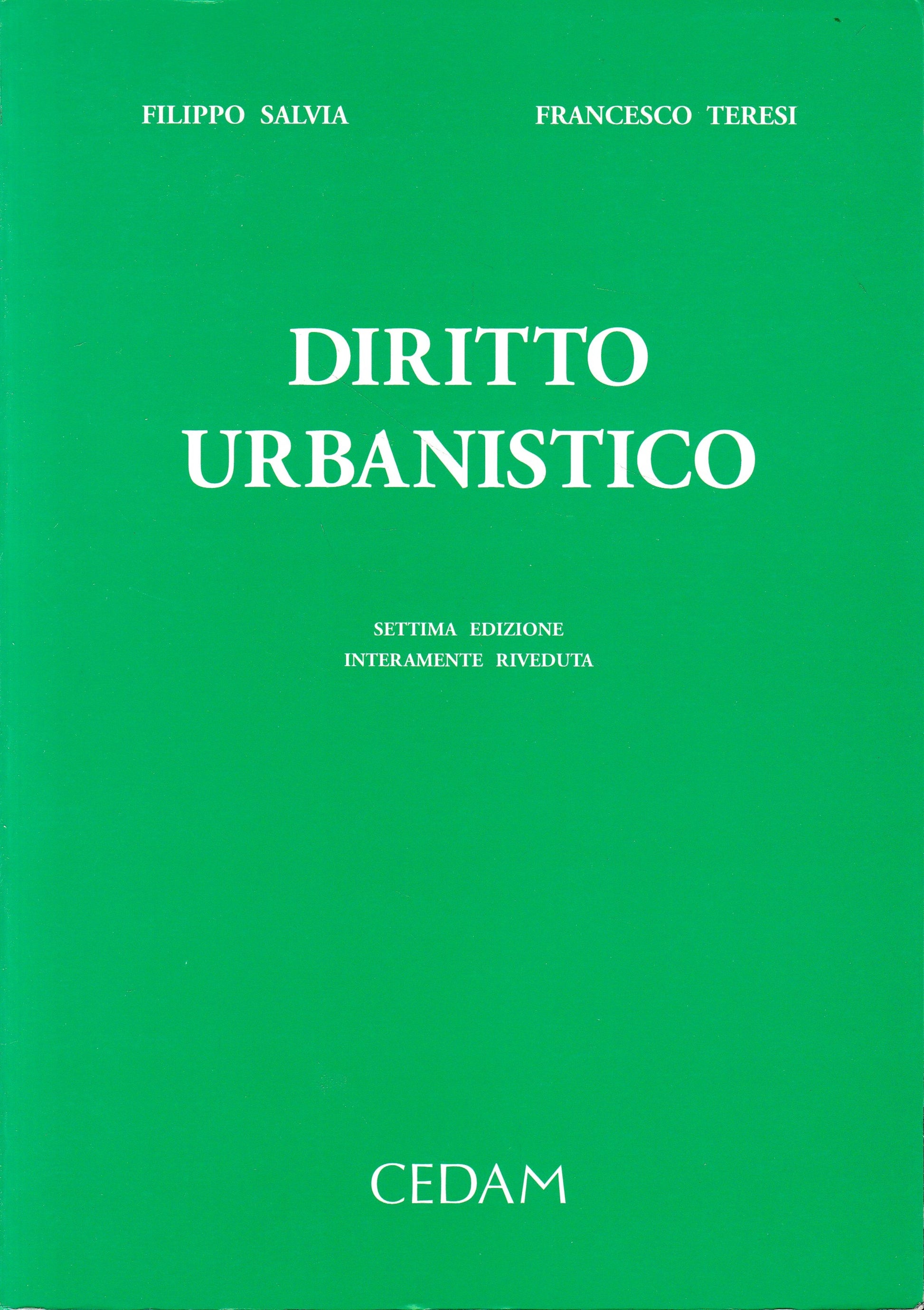 Diritto urbanistico - copertina