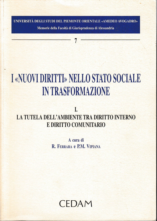 I nuovi diritti nello Stato sociale in trasformazione vol.1 - copertina