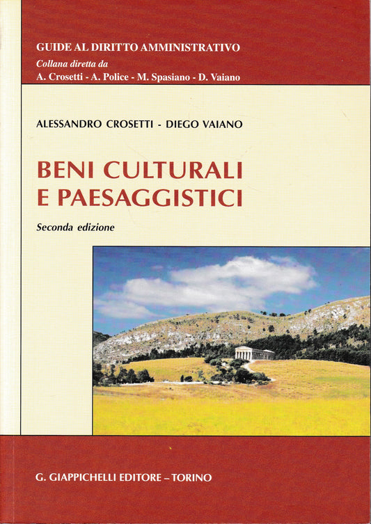 Beni culturali e paesaggistici - copertina