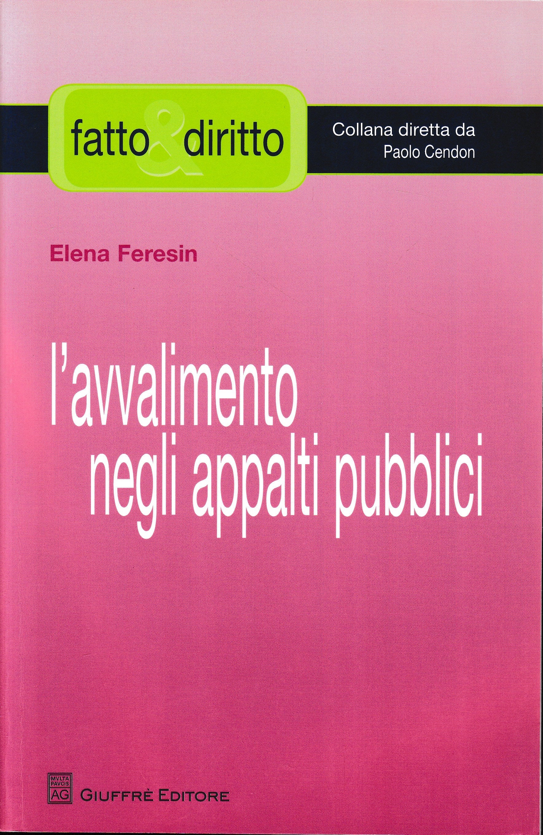 L'avvalimento negli appalti pubblici - copertina