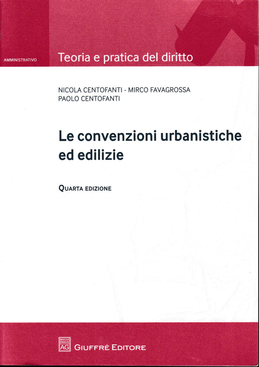 Le convenzioni urbanistiche ed edilizie - copertina