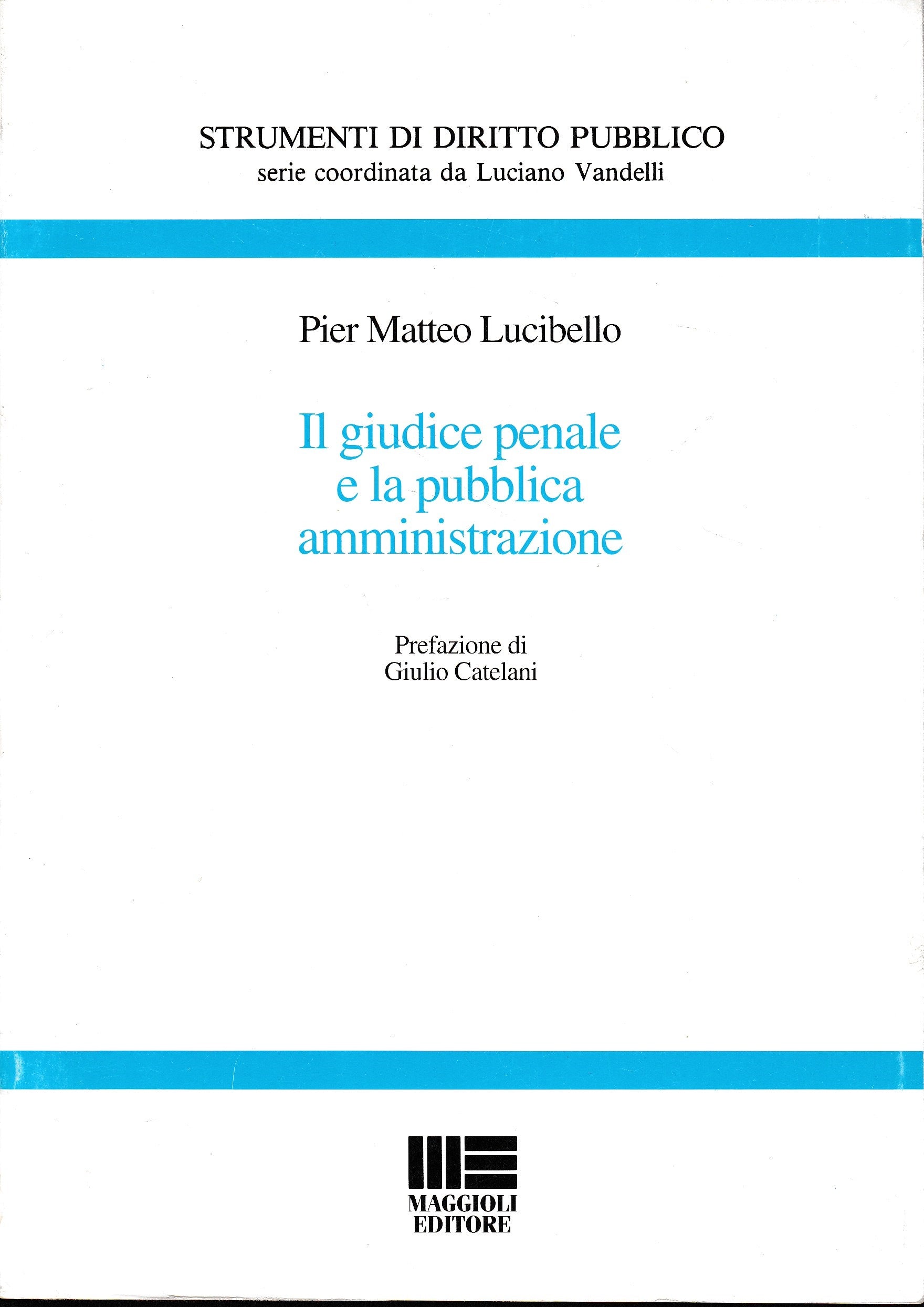 Il giudice penale e la pubblica amministrazione - copertina