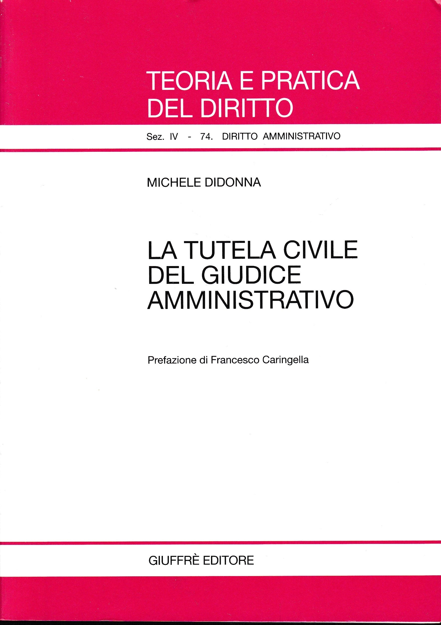 La tutela civile del giudice amministrativo - copertina