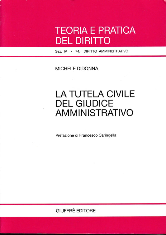 La tutela civile del giudice amministrativo - copertina