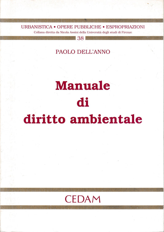 Manuale di diritto ambientale - copertina
