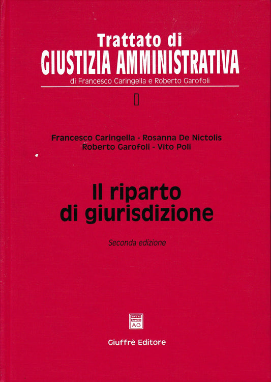Il riparto di giurisdizione. Volume I° - copertina