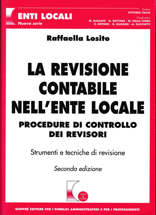 La revisione contabile nell'ente locale. Procedure di controllo dei revisori. Con CD-ROM - copertina