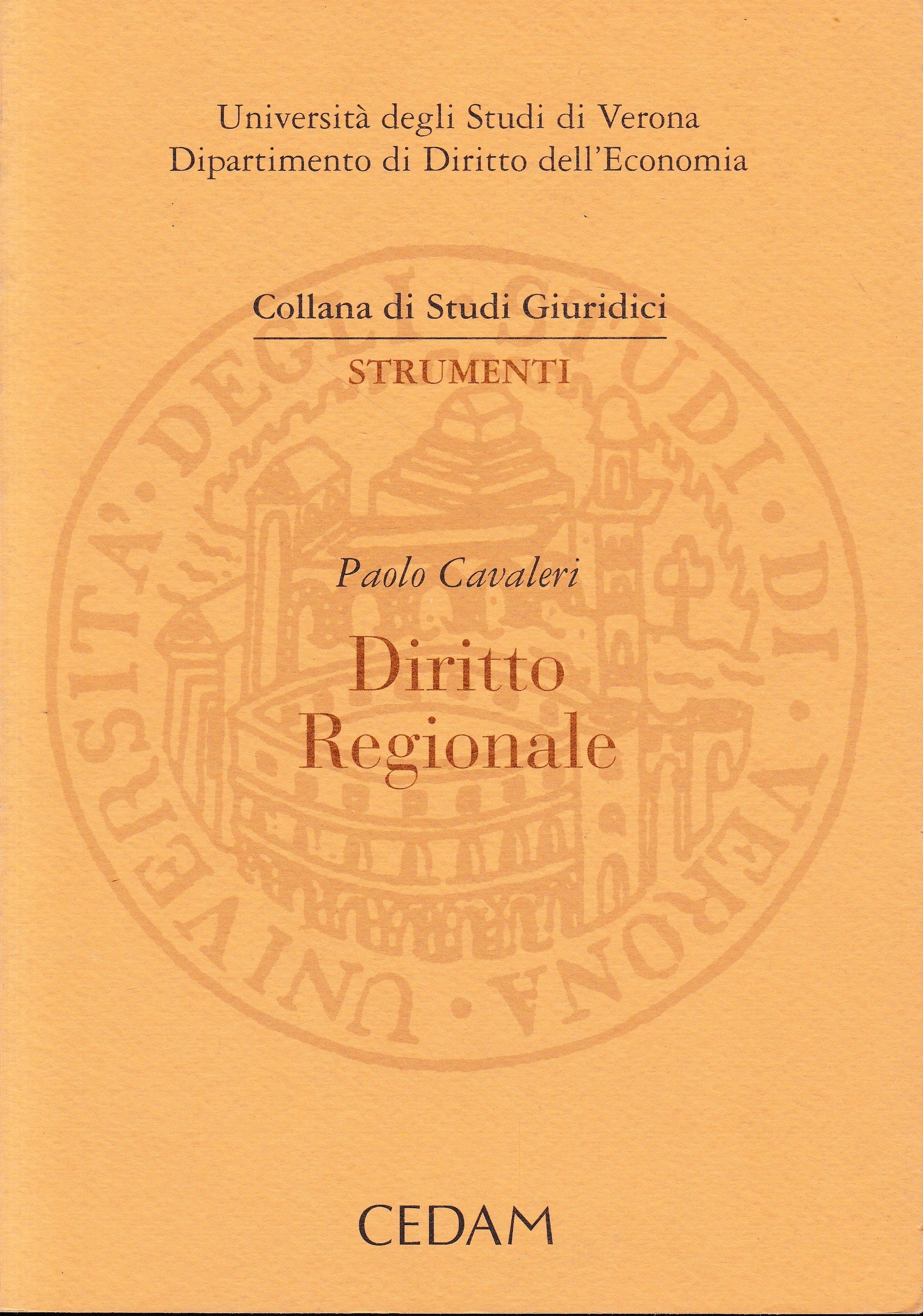Diritto regionale - copertina