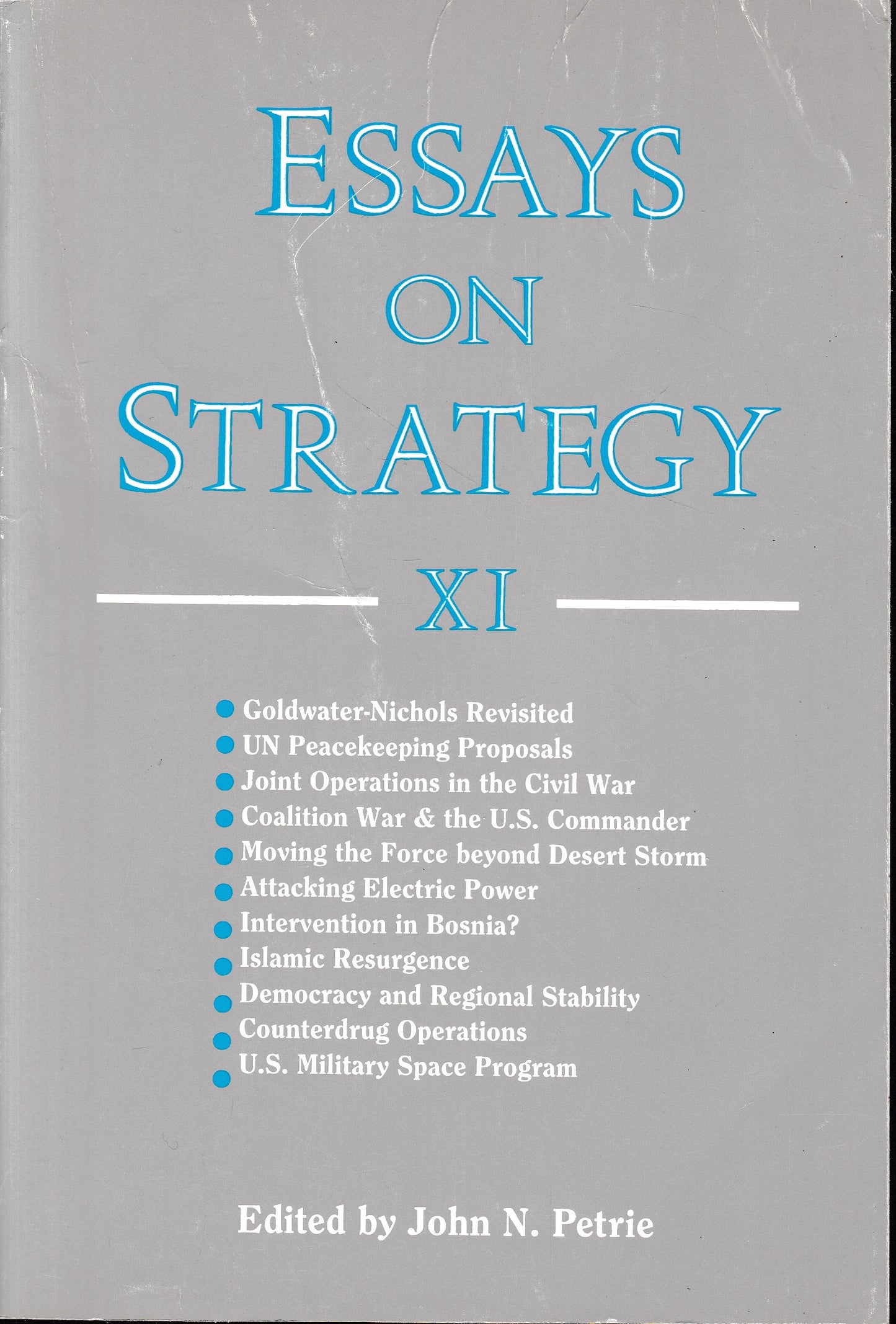 Essays on Strategy XI - copertina