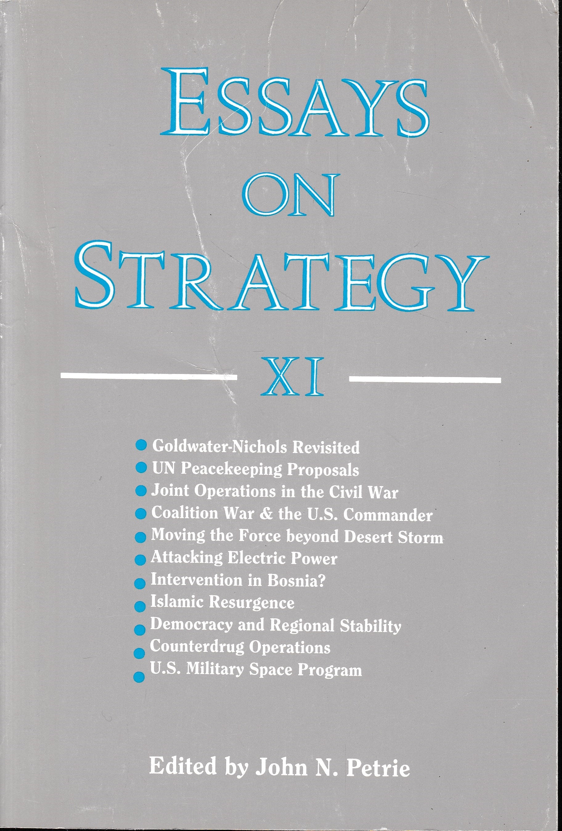 Essays on Strategy XI - copertina