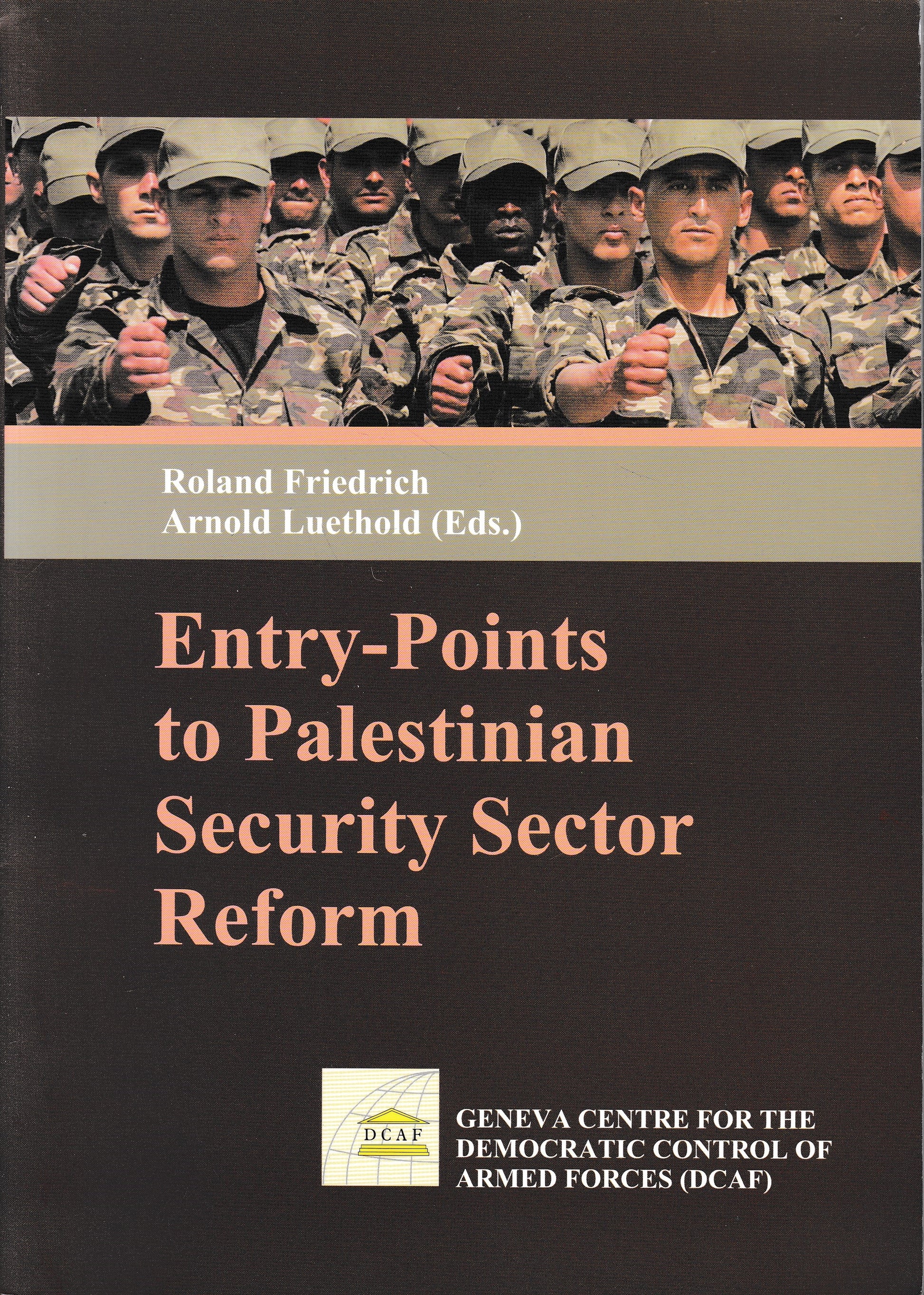 Entry-Points to Palestinian Security Sector Reform - copertina