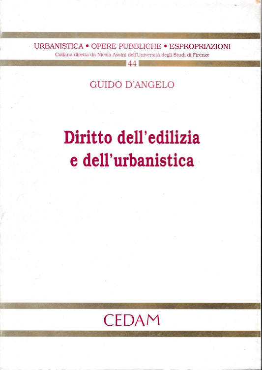 Diritto dell'edilizia e dell'urbanistica - copertina
